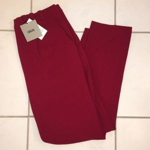 ASOS Red Trouser Pants